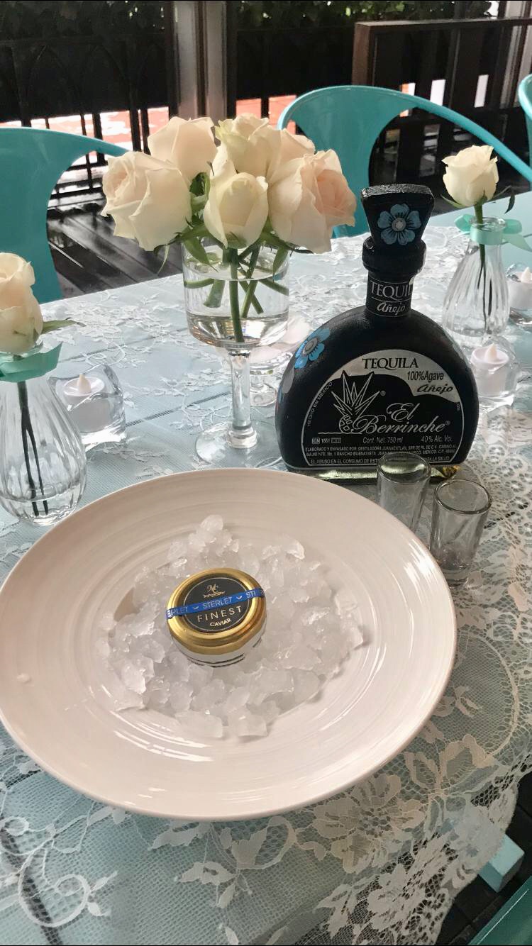 Pairing Tequila & Caviar East West Asia.